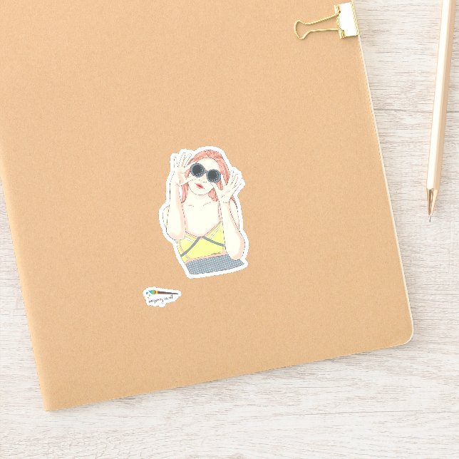 Pegatina Hace Sol (Cuaderno)