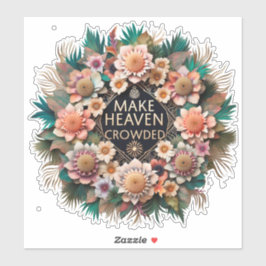 Pegatina Hacer el cielo atestado