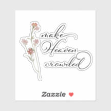 Hacer floral atormentada en el cielo