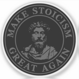 Pegatina Hacer que el estoicismo vuelva a ser grande (gris)