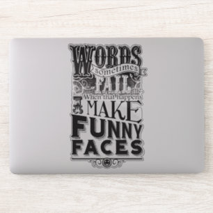 Pegatina Hacer rostros