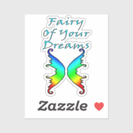 Pegatina Hada De Tus Sueños Arcoiris