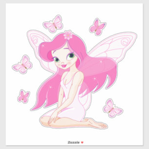 Pegatina Hadas y mariposas
