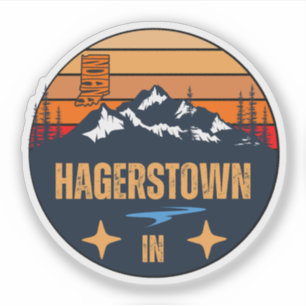 Pegatina Hagerstown, Indiana