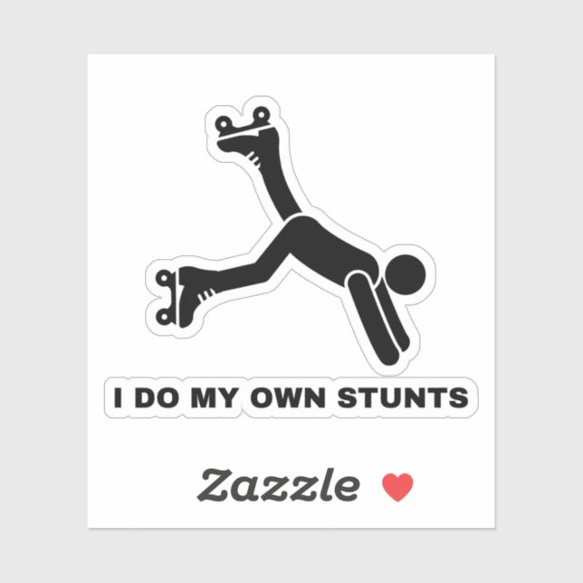 Pegatina Hago Mis Propias Tonterías (Hoja)