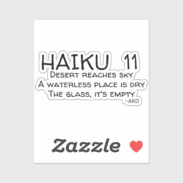 PEGATINA HAIKU 11