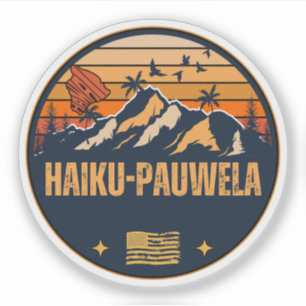 Pegatina Haiku-Pauwela, Hawái
