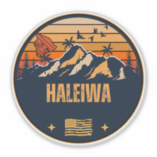 Pegatina Haleiwa, Hawái