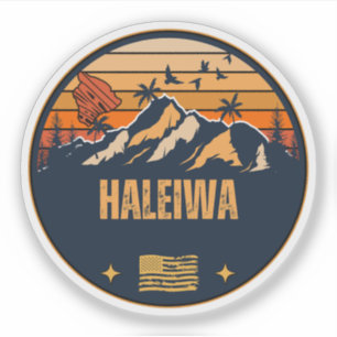 Pegatina Haleiwa, Hawaii