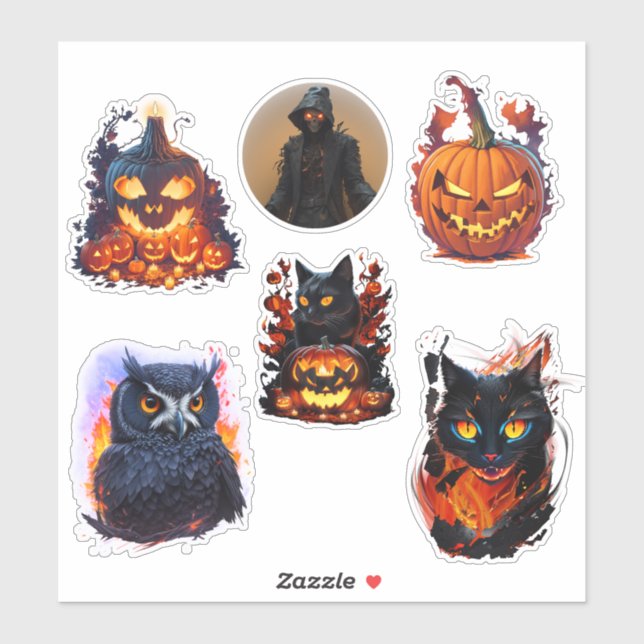 Pegatina Halloween_1 (Hoja)