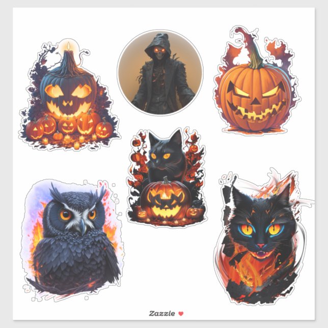 Pegatina Halloween_1 (Hoja)