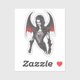 Pegatina Halloween 6 vampiro, espantoso vampiro aterrador,