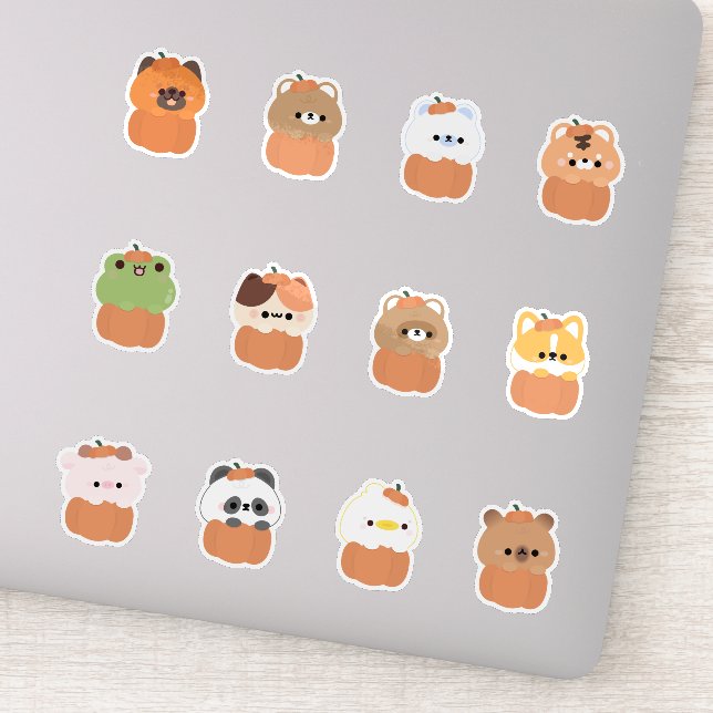 Pegatina Halloween animal (Detalle)