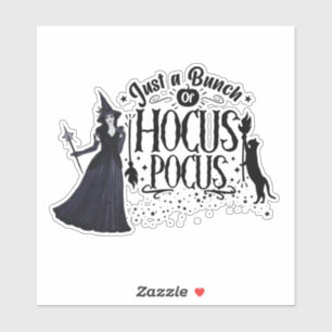Pegatina Halloween bruja hocus pocus design