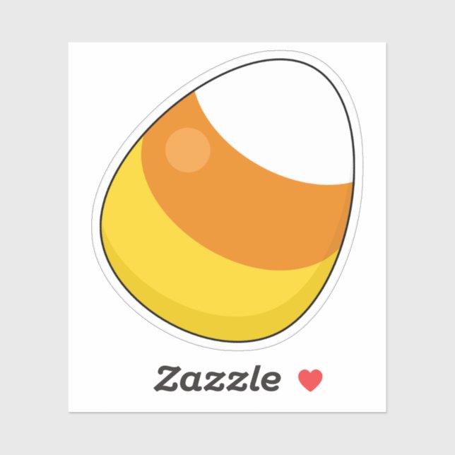 Pegatina Halloween Candy Corn (Hoja)