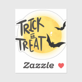Pegatina Halloween con trucos