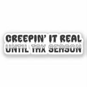 Pegatina Halloween - Contador gracioso - Creepin it real