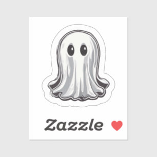 Pegatina Halloween Cute Ghost