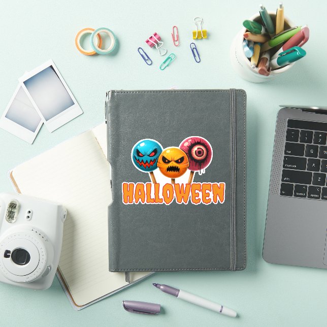 Pegatina Halloween de dulces siniestros (Funda para iPad)
