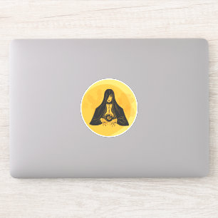 Pegatina Halloween de Fortune Teller Moon