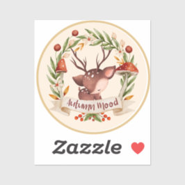 Pegatina Halloween de otoño