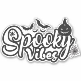 Pegatina Halloween de Spooky Vibes