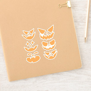 Pegatina Halloween Espeluznante asusta Ghostly Mal Spookone