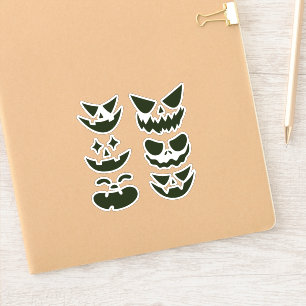 Pegatina Halloween Espeluznante asusta Ghostly Mal Spookone