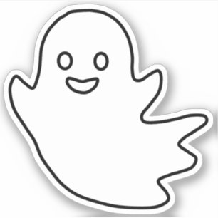 Pegatina Halloween Ghosts