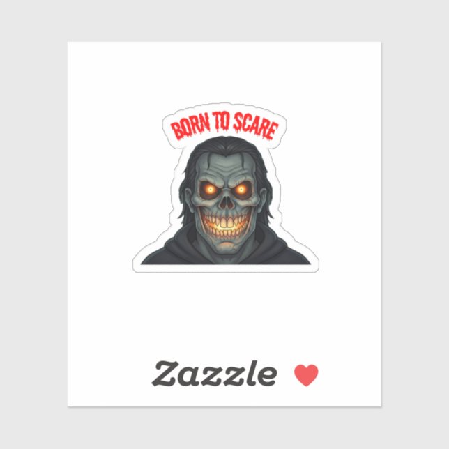 Pegatina Halloween Horror (Hoja)