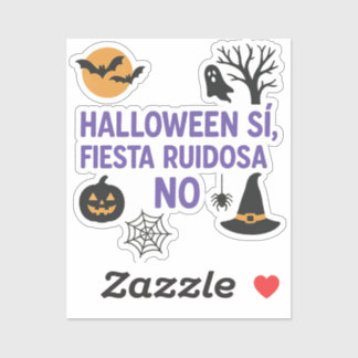 Pegatina Halloween para introvertidas