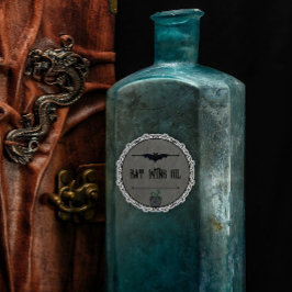 Pegatina Halloween, Personalizado del aceite de murciélago 