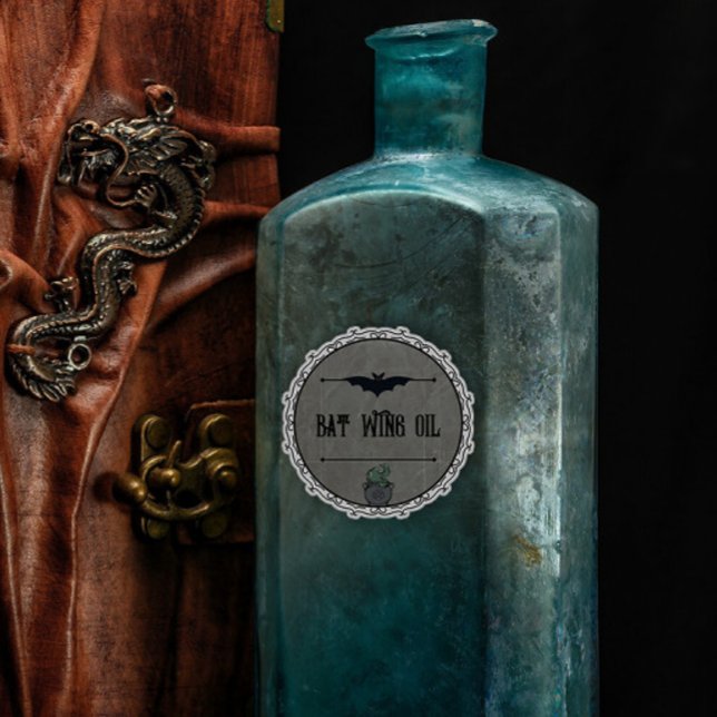 Pegatina Halloween, Personalizado del aceite de murciélago  (Subido por el creador)