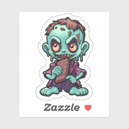 Pegatina Halloween Psychofriends Personalizado zombi