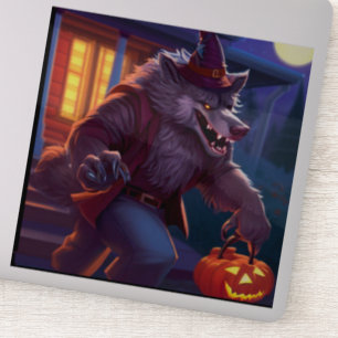 Pegatina Halloween/werewolf/otoño/otoño
