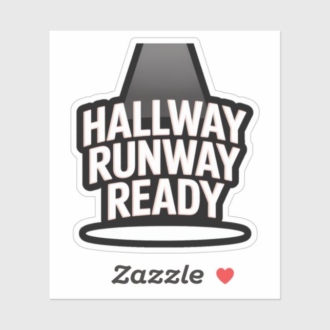 Pegatina Hallway Runway Ready - Audaz regreso a la escuela (Hoja)
