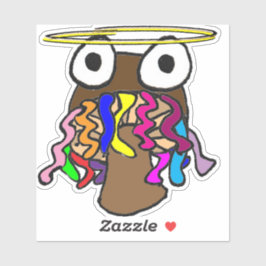 Pegatina Halo Dreadlocks Mushroom