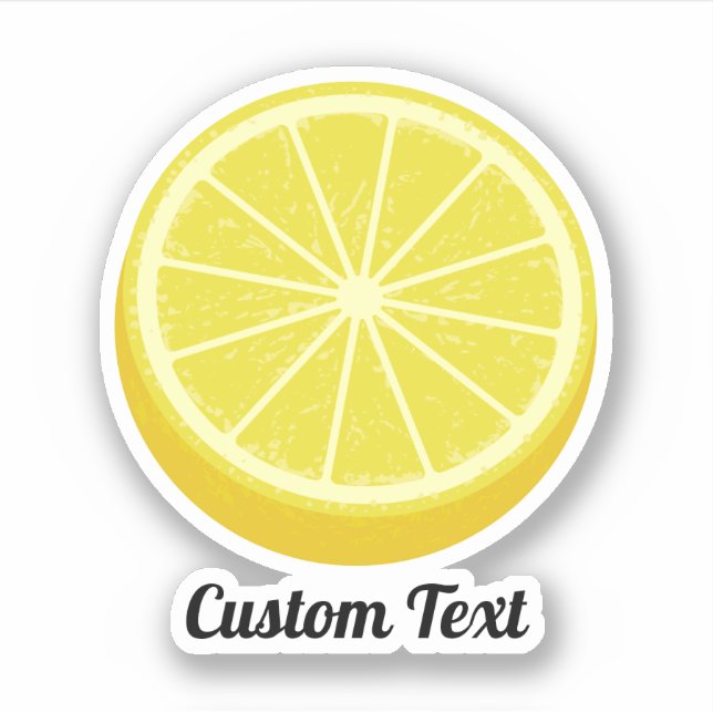 Pegatina Halve Lemon (Anverso)