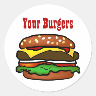 Pegatina Hamburger