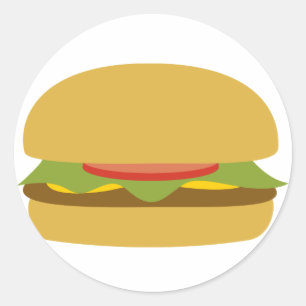 Pegatina Hamburger