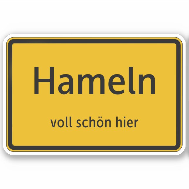 Pegatina Hameln Aufkleber Sticker Autoaufkleber (Anverso)