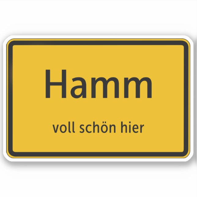 Pegatina Hamm Aufkleber Sticker Autoaufkleber (Anverso)