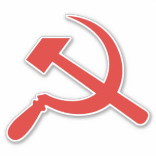 Pegatina Hammer & Sickle (Rojo)