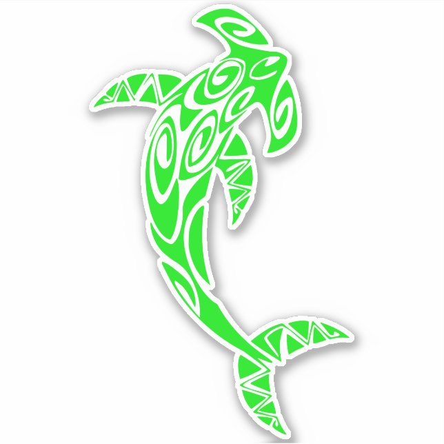 Pegatina Hammerhead Shark (Anverso)