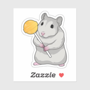 Pegatina Hamster Lollipop
