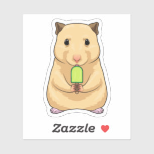Pegatina Hamster Popsicle