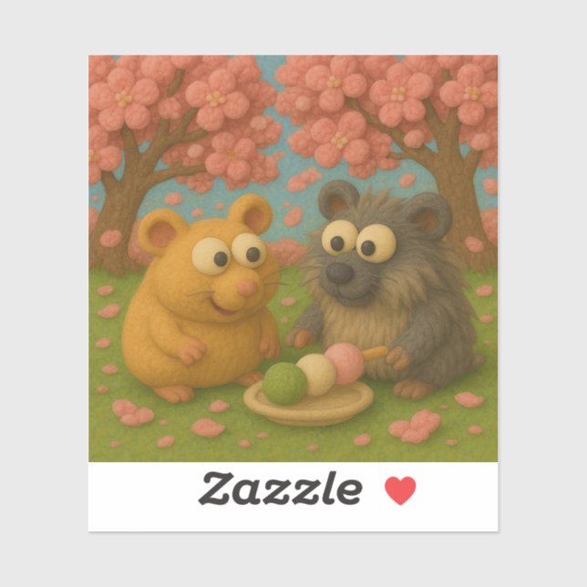 Pegatina Hanami Friends Sticker (Hoja)