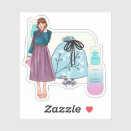 Pegatina Hanbok Moderno y esencia hidro K-Beauty