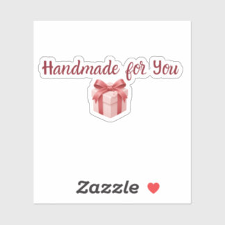 Pegatina Handmade for You Sticker | Cute Gift Packaging Lab