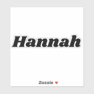 Pegatina Hannah